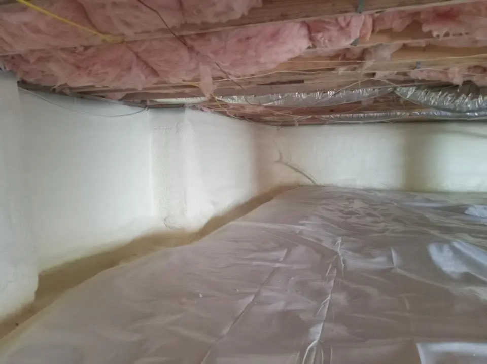 Crawl space encapsulation with closed-cell spray foam for Roof Maintenance in Sparta