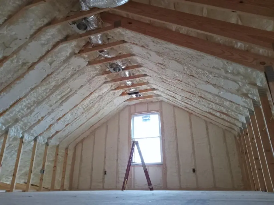 Spray foam roofing application for Crawl Space Insulation project in Sparta
